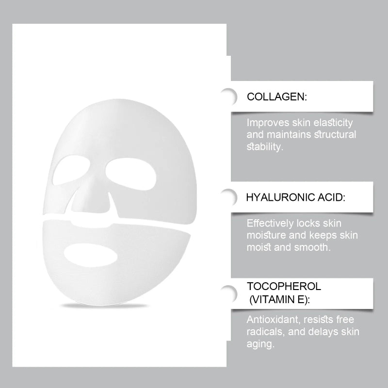 Masque Hydrogel au Collagène – Soin Repulpant Effet Glass Skin - Les Choix d'Elles