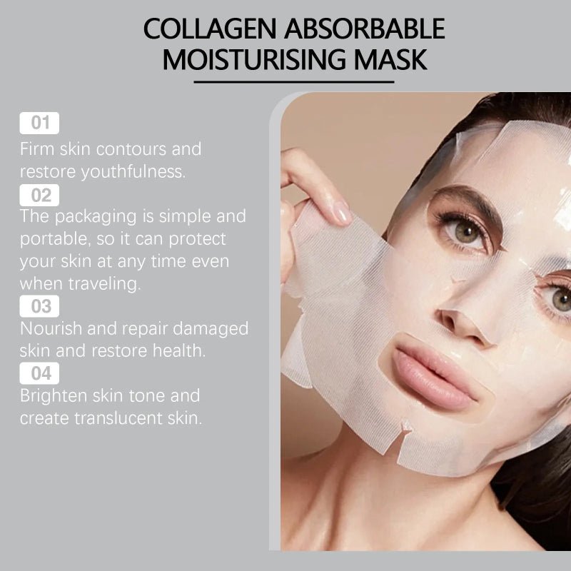 Masque Hydrogel au Collagène – Soin Repulpant Effet Glass Skin - Les Choix d'Elles